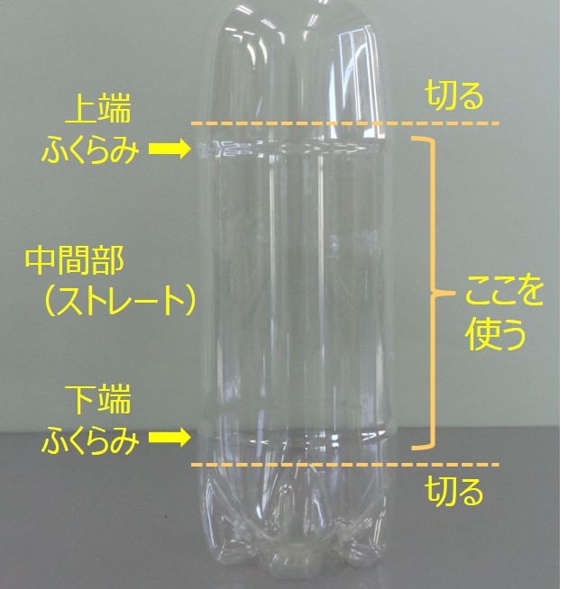 ペットボトル加工前